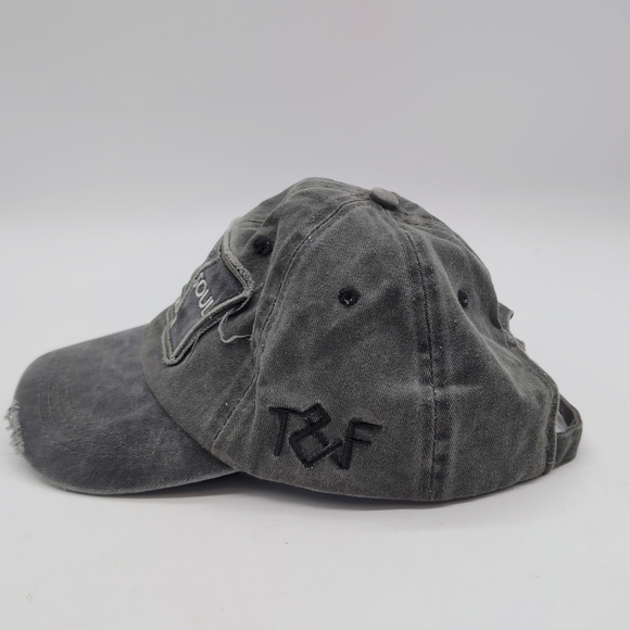 Soul 2 Soul World Tour Hat Tim McGraw Faith Hill Gray Distressed - Picture 3 of 7